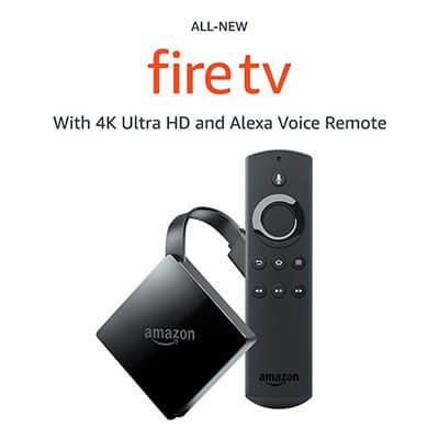 All-New Fire TV 4K Ultra HD and Alexa Voice Remote