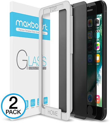 Maxboost iPhone 8 Plus Anti-Spy Tempered Glass Screen Protector