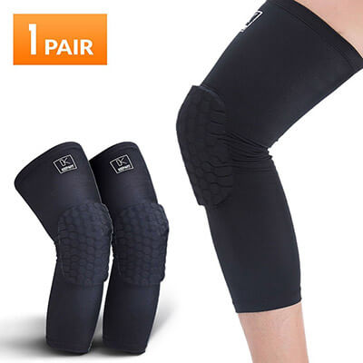 Keepafit Basketball Knee Pads, Compression Leg Sleeve