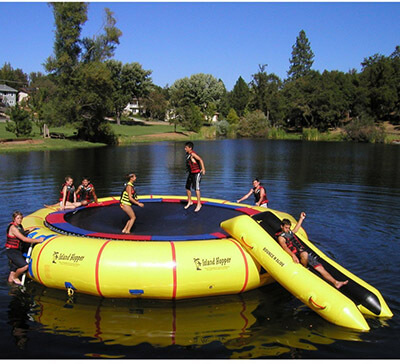 Island Hopper Water Trampoline