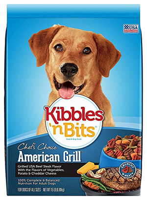 Kibbles 'n Bits American Grill Beef Steak Flavor Dry Dog Food