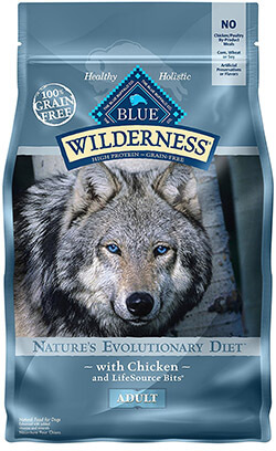 BLUE Wilderness High Protein Adult Dry Dog Food, Grain Free