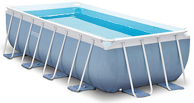 Intex Rectangular Prism Frame Pool Set