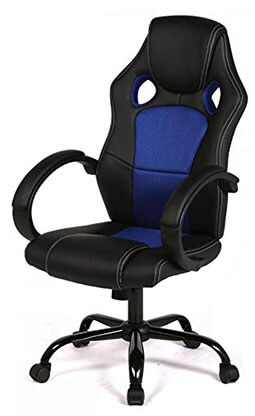 BestOffice Racing Car Style Bucket Seat Office Desk Chair Gaming Chair