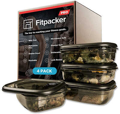 Fitpacker PRO Premium Meal Prep Containers - Rugged Food Storage
