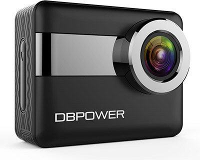 DBPOWER N6 Action Camera, Touchscreen, 4K and 170 Degrees Wide View