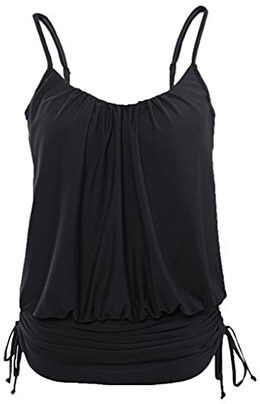 Shawhuwa Women’s Sexy Retro Tankini Top Swimwear