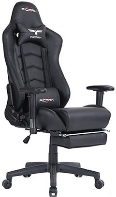 Ficmax Ergonomic High-back Large Office Desk Chair Swivel PC Gaming Chair