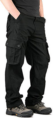 CloSoul Direct Men's Military Cargo Pants Cotton Tactical Trousers