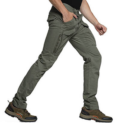 Nian SEMARO Four Seasons Men's Tactics Slim Cargo Pants Casual Work