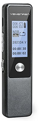 YEMENREN 3072Kbps Digital Voice Recorder, 8GB Dual Microphones