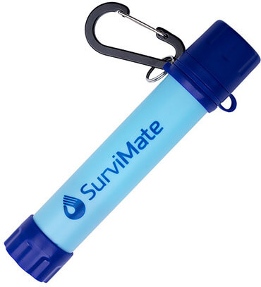 SurviMate Emergency Water Filter System for Outdoor Camping, Hiking and Scouting