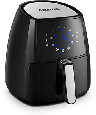 Gourmia GAF570 Air Fryer 360 Degree Turbo XP, 4.5 Quarts