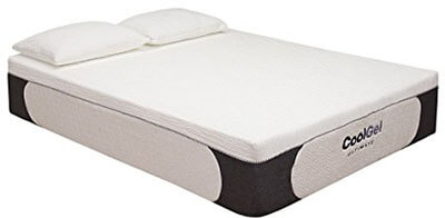 Classic Brands Cool 14 Inch Gel Ultimate Gel Memory Foam Mattress, with BONUS 2 Pillows