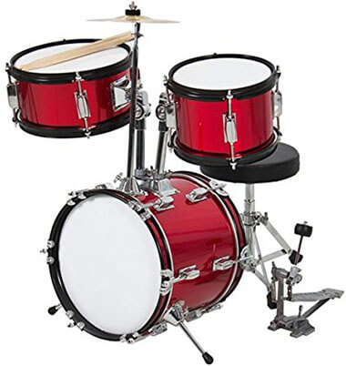 Best Choice Products 3 Pc 13-Inch Beginners Complete Kids Drum Set