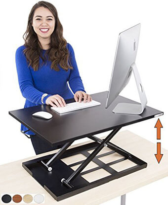 Stand Steady X-Elite Pro Height Adjustable Desk Converter