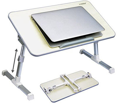 Avantree Adjustable Laptop Table - Mini Table Beige
