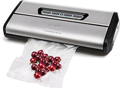 Crenova VS100S Vacuum Sealing System, Metal Case, Seal Indicator Light