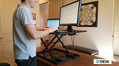 Calliger UpDesk Office Standing Desk, Sit Stand Up Computer Workstation