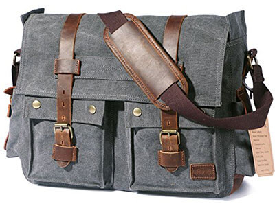 Lifewit Leather Laptop Bag