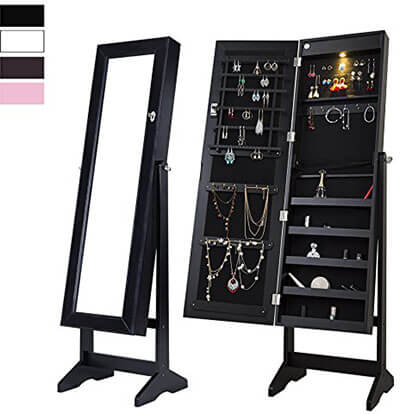 Cloud Mountain Mirror Jewelry Armoire