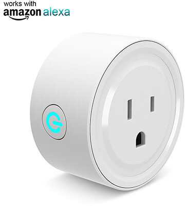 Gosund Mini Smart Plug Outlet, Wifi Enabled Remote Control Smart Socket