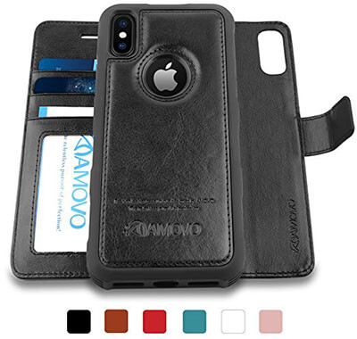 Amovo iPhone X Wallet  Case