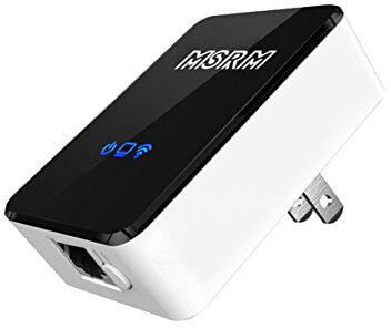 MSRM Wireless-N WiFi Range Extender, WiFi Repeater, 300Mbs