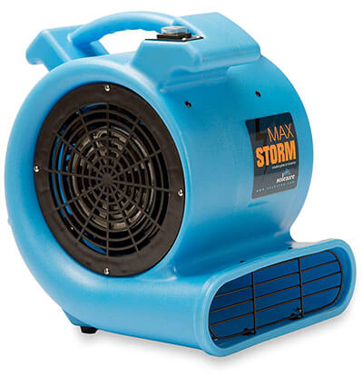 Max Storm 2550 CFM, 1/2 HP Durable Lightweight Air Mover Carpet Dryer Blower