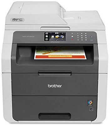 Brother MFC9130CW All-In-One Wireless Printer, Scanner, Copier and Fax