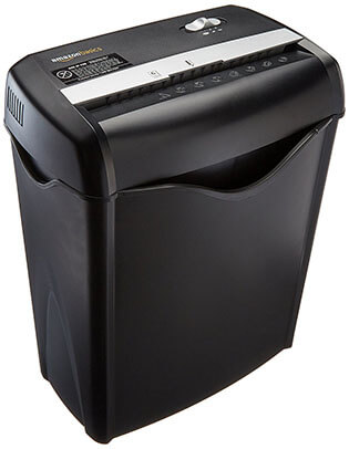 AmazonBasics Cross-Cut Paper Shredder