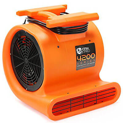 CFM PRO 1 HP Blower Air Mover Carpet Floor Dryer 3 Speed