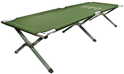 VIVO Cot, Portable for Camping, Military Style Fold up Bed with a carry bag