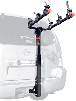 Allen Sports Rack with 1.25/2-Inch Receiver, 3-Bike Hitch Mount