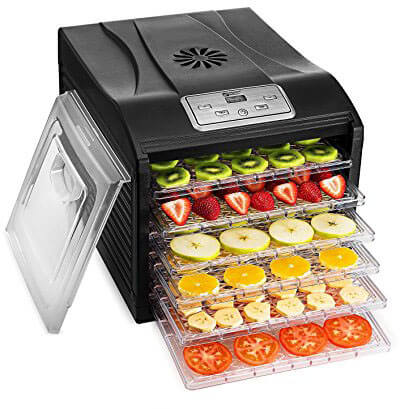 Magic Mill Professional Food Dehydrator, Multi-Tier Food Preserver, Digital Control