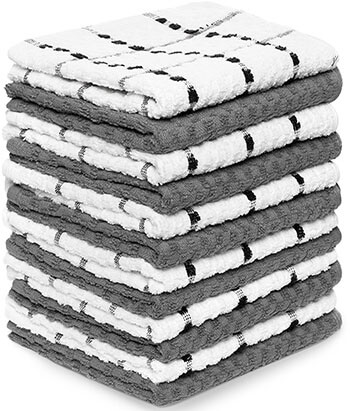 Royal Kitchen Towels, 100% Soft Cotton, 12 Pack 15" x 25"