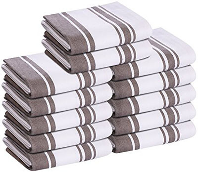 Utopia Towels 12 Pack Kitchen Towels Dish Cloth