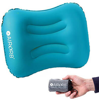 AirOrbTM Inflatable Camping Pillow