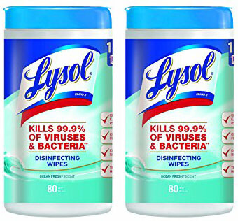 Lysol Disinfecting Wipes, Ocean Fresh