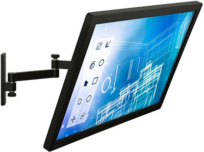 Mount-It! FBA_MI-404 MI-404 Computer Screen Wall Mount Arm for Single Flat Panel LCD