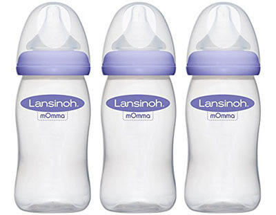Lansinoh Momma Natural Wave Nipple Breastmilk Feeding Bottle