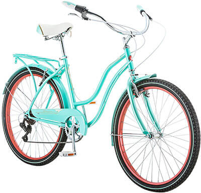 Schwinn Ladies Perla 7 Speed Cruiser Bicycle 26-Inch Wheels