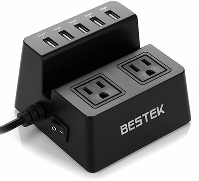 BESTEK 40W-8A 5-Port USB Charging Station