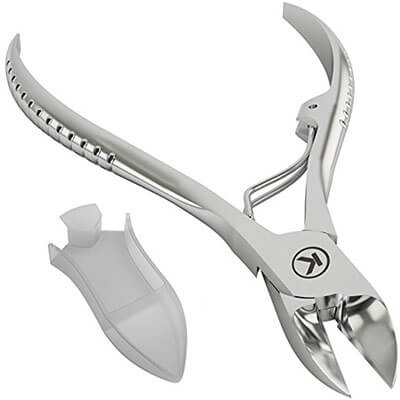 Kohm KP-700 Surgical Grade Stainless Steel Toenail Clippers for Thick/Ingrown Nails