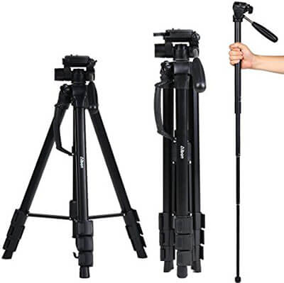 Albott 70-Inch Digital SLR Camera Aluminum Travel Portable Tripod/Monopod