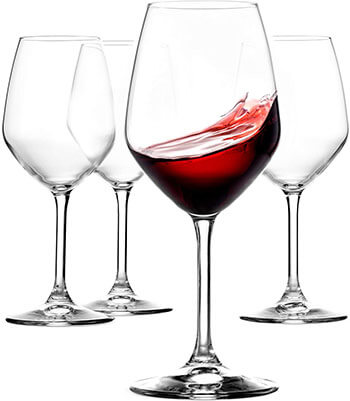 Paksh Novelty 18 oz Italian Red Wine Glasses