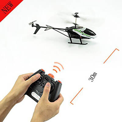 Green Grass Remote Control Helicopter