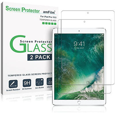amFilm Tempered Glass Screen Protector for Apple iPad Pro 10.5 inches