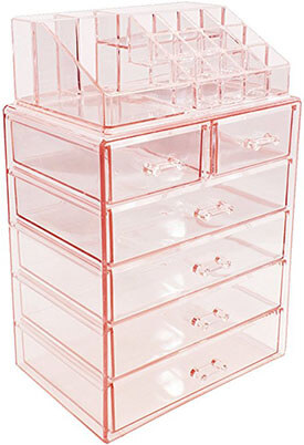 Sorbus Cosmetic Makeup and Jewelry Storage Case