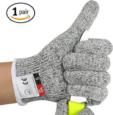 AOFU Cut Resistant Kitchen Gloves